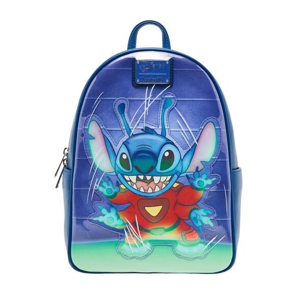 Loungefly Handbags - NWT Loungefly Disney Lilo & Stitch Experiment 626 Mini Backpack EXCLUSIVE